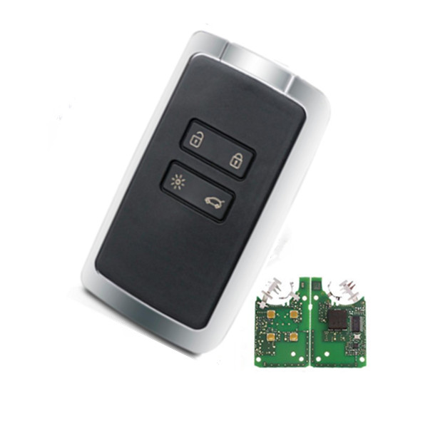 433MHz 4 botones Auto Fob Remote Smart Car Key para RENAULT Megane 4