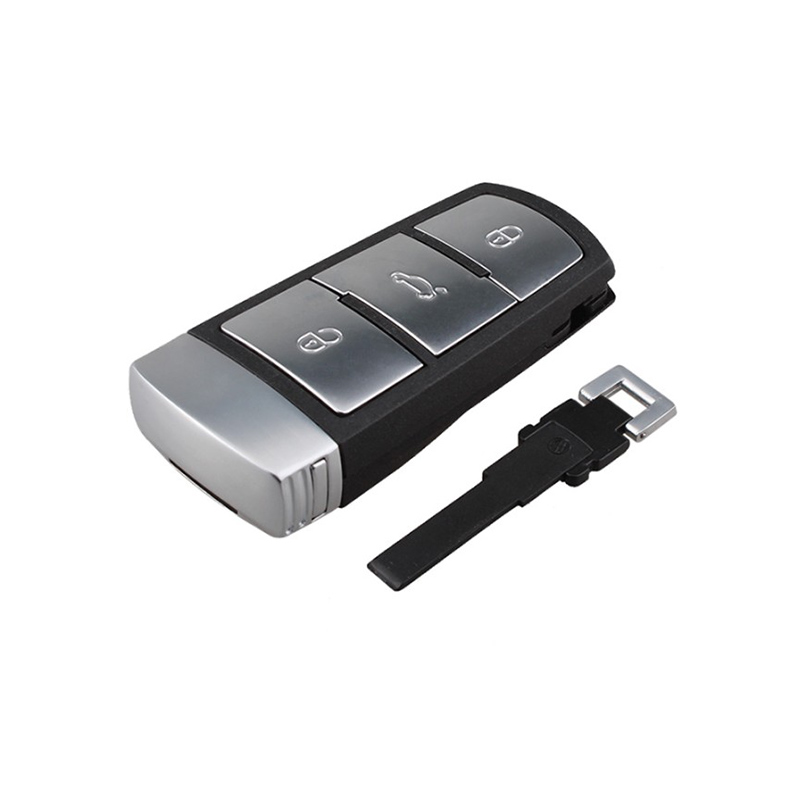 QN-RS575X 434.425MHz 3 botones Control remoto de coche Llave inteligente en blanco para 2007-2015 VW Magotan Passat