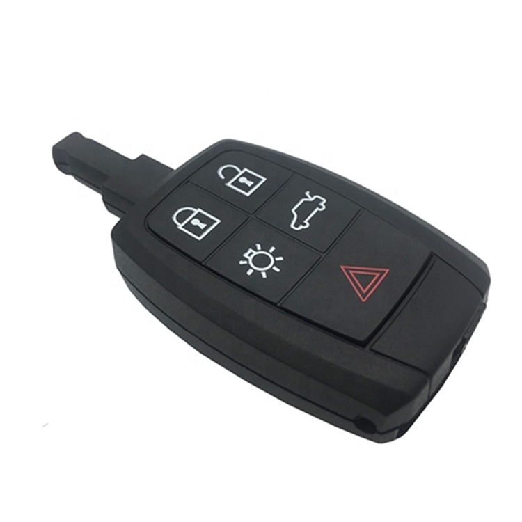 QN-RF628X 433MHz Shell Plegable Flip Smart Keyless Entry Remote Key Case Fob 5 Botón para Volvo S80 S60 V70 XC70 XC90